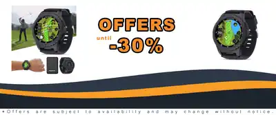 SkyCaddie LX5 Golf GPS Watch Bundle - Touchscreen Range Finder Smartwatch